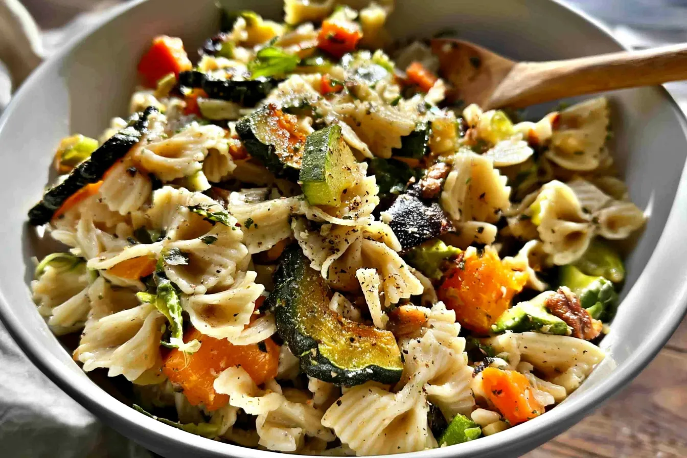 Vegan Fall Pasta Salad 