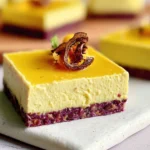 Vegan Mango Cheesecake Bars (no-bake) Recipe Photo