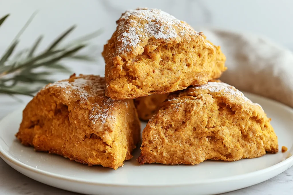 15-Minute Pumpkin Scones Freshly Baked