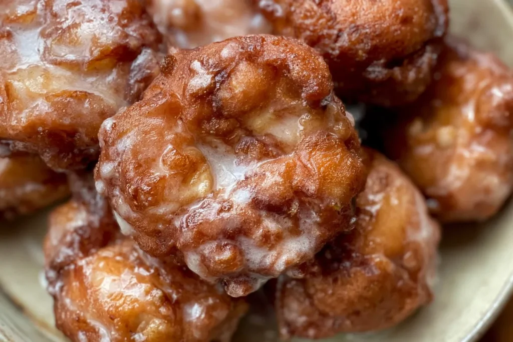 Homemade Amish Apple Fritters Freshly Fried