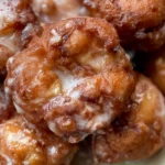 Homemade Amish Apple Fritters Freshly Fried