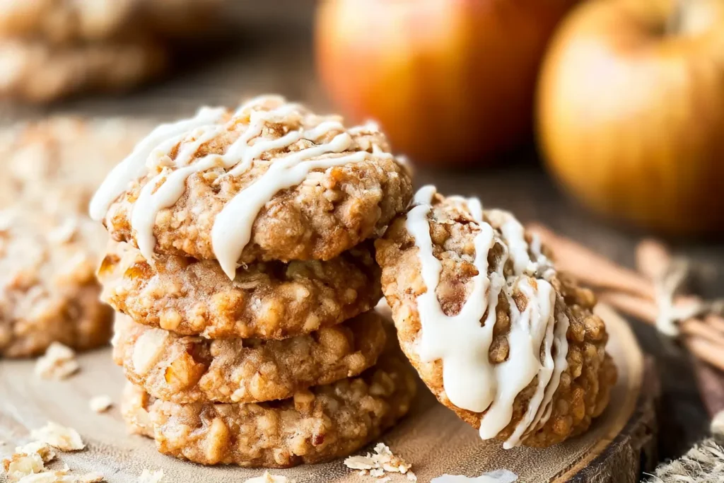 Apple Crisp Cookies Ready to Serve