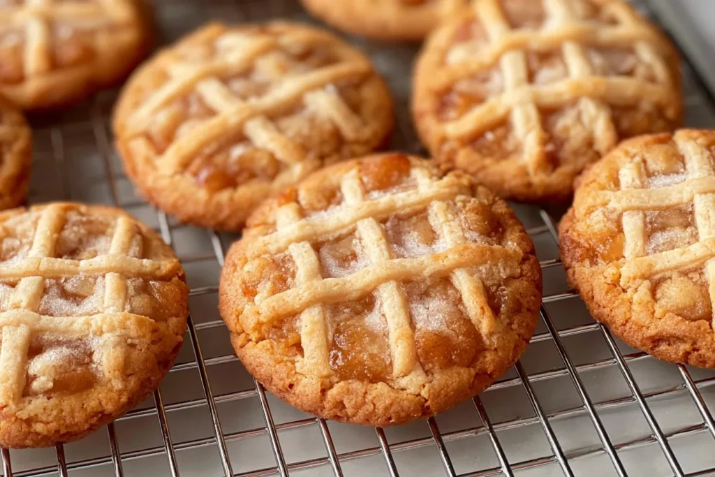 Delicious Apple Pie Cookies Fresh Out of the Oven