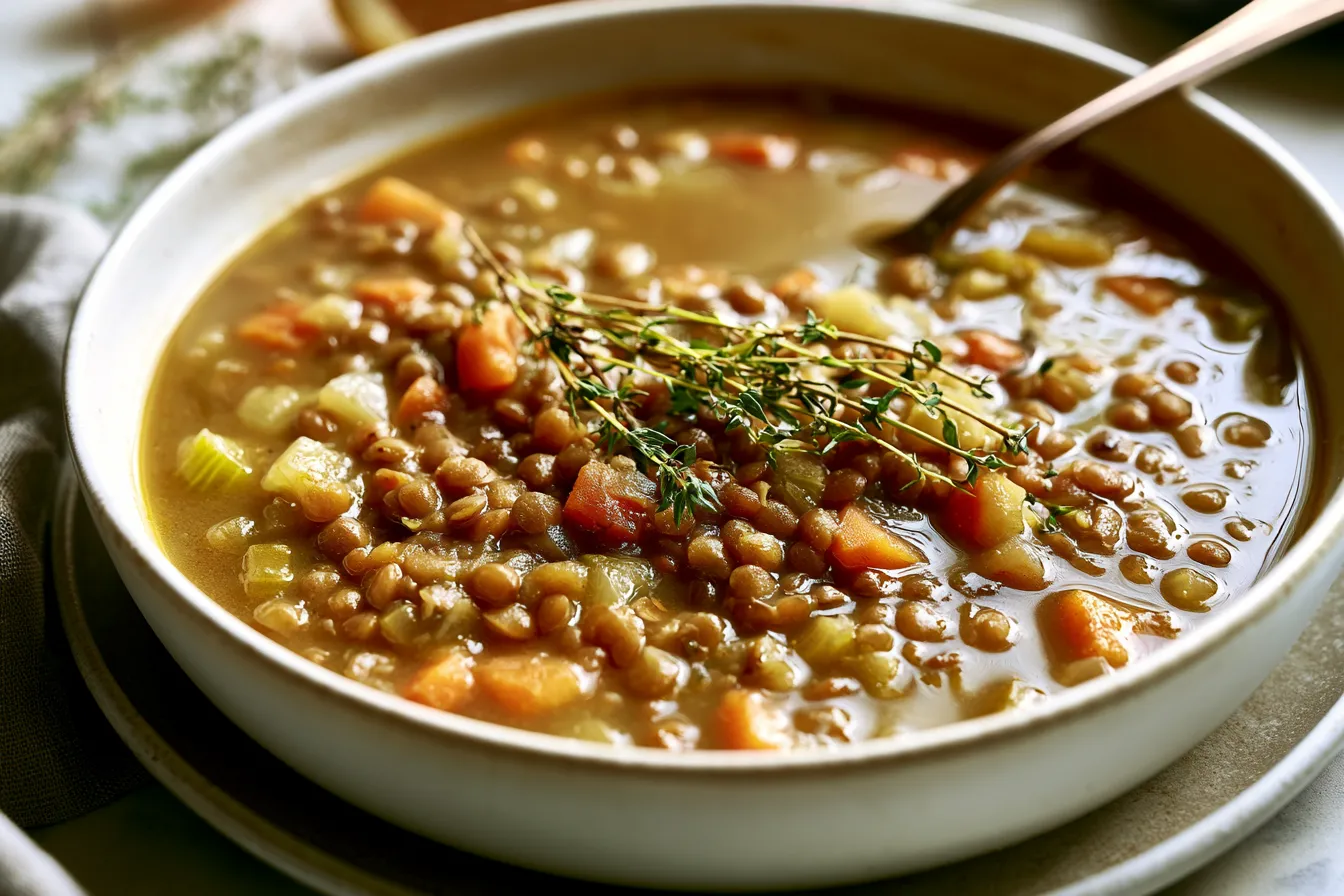 Autumn Lentil Soup Recipe 