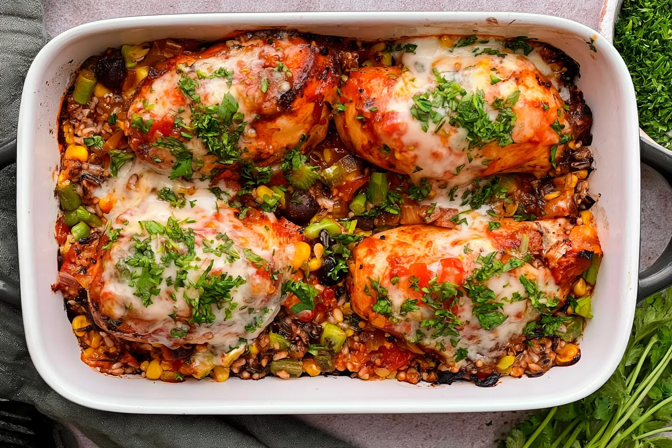 Baked Salsa Chicken 