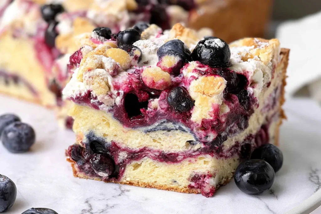 Blueberry Heaven on Earth Cake: Slice of Deliciousness