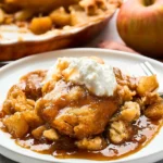 Caramel Apple Cobbler Fresh out of the Oven