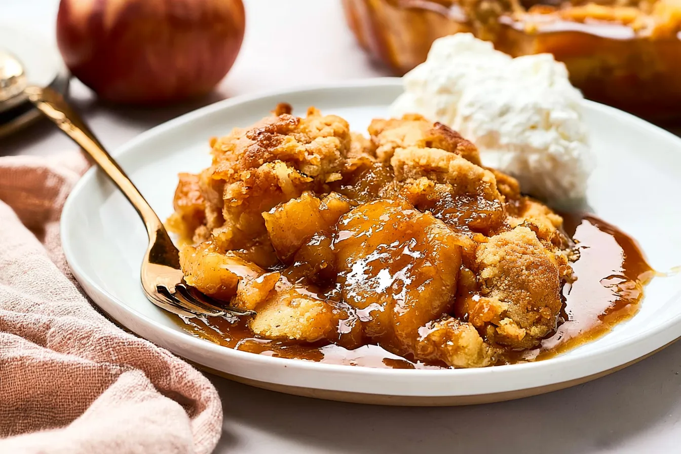 Caramel Apple Cobbler 