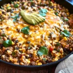 Cheesy Taco Rice Skillet: A Comfort Food Delight 5 Cheesy Taco Rice Skillet Freshly Served