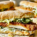 Delicious Chicken Caesar Sandwiches Ready to Savor