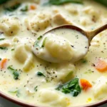 Delicious Chicken Gnocchi Soup in a Bowl