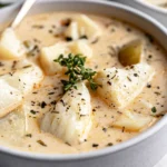 Delicious Cod Chowder in a Bowl