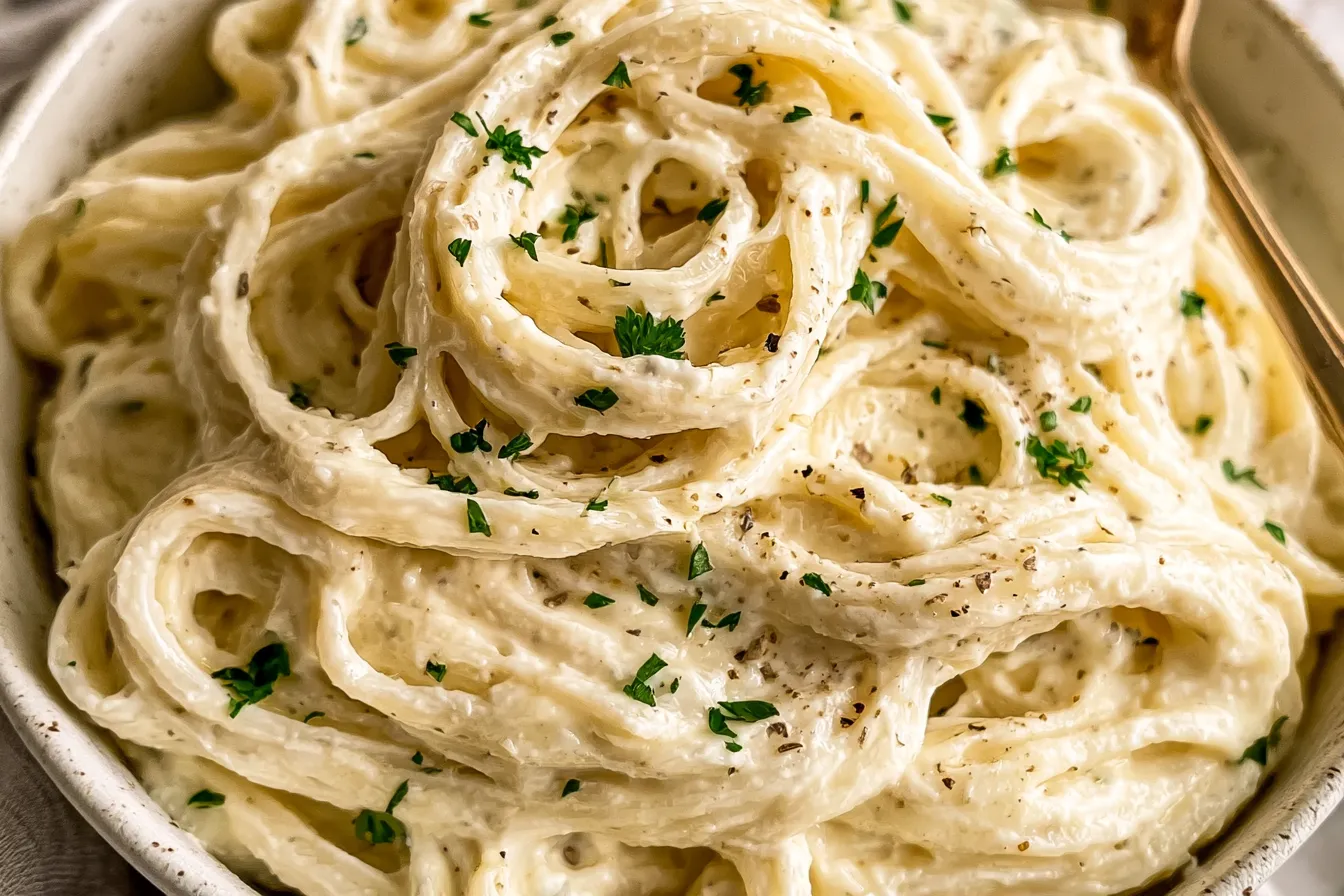 Cottage Cheese Alfredo Sauce (High Protein, Ready in 10 Minutes) 