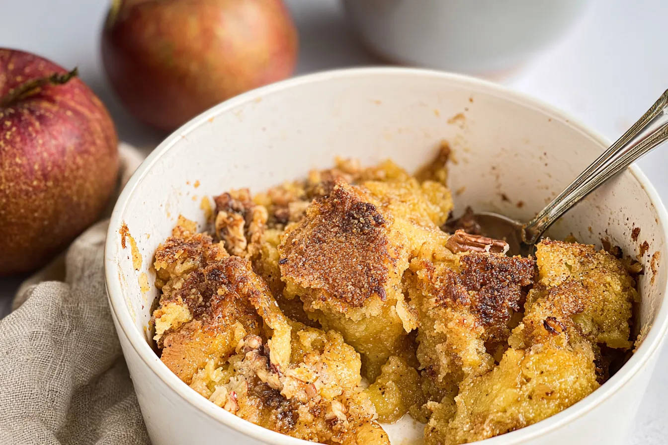 Crock Pot Apple Pudding Cake 