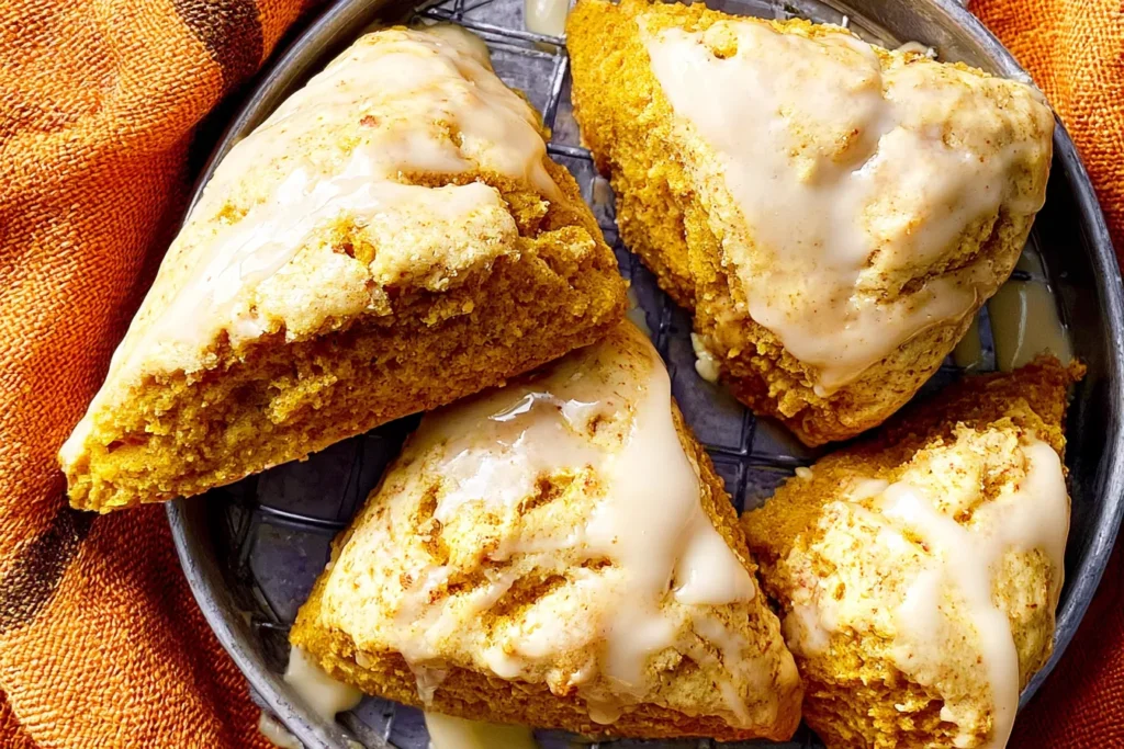 Fluffy Easy Pumpkin Scones Freshly Baked