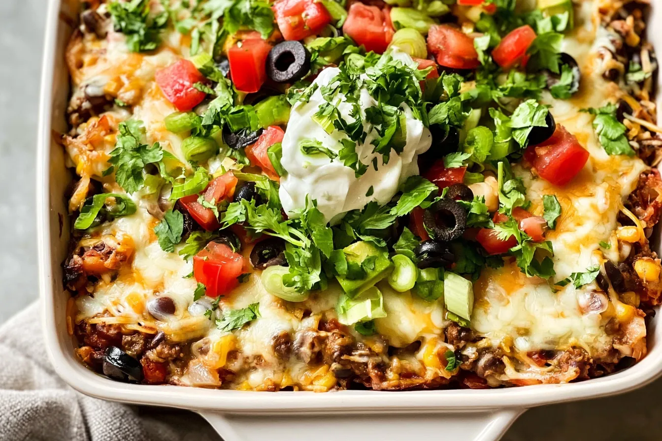 Easy Taco Casserole Recipe 