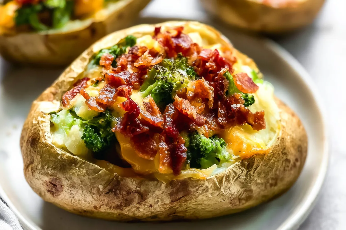 Epic Loaded Air Fryer Baked Potatoes 