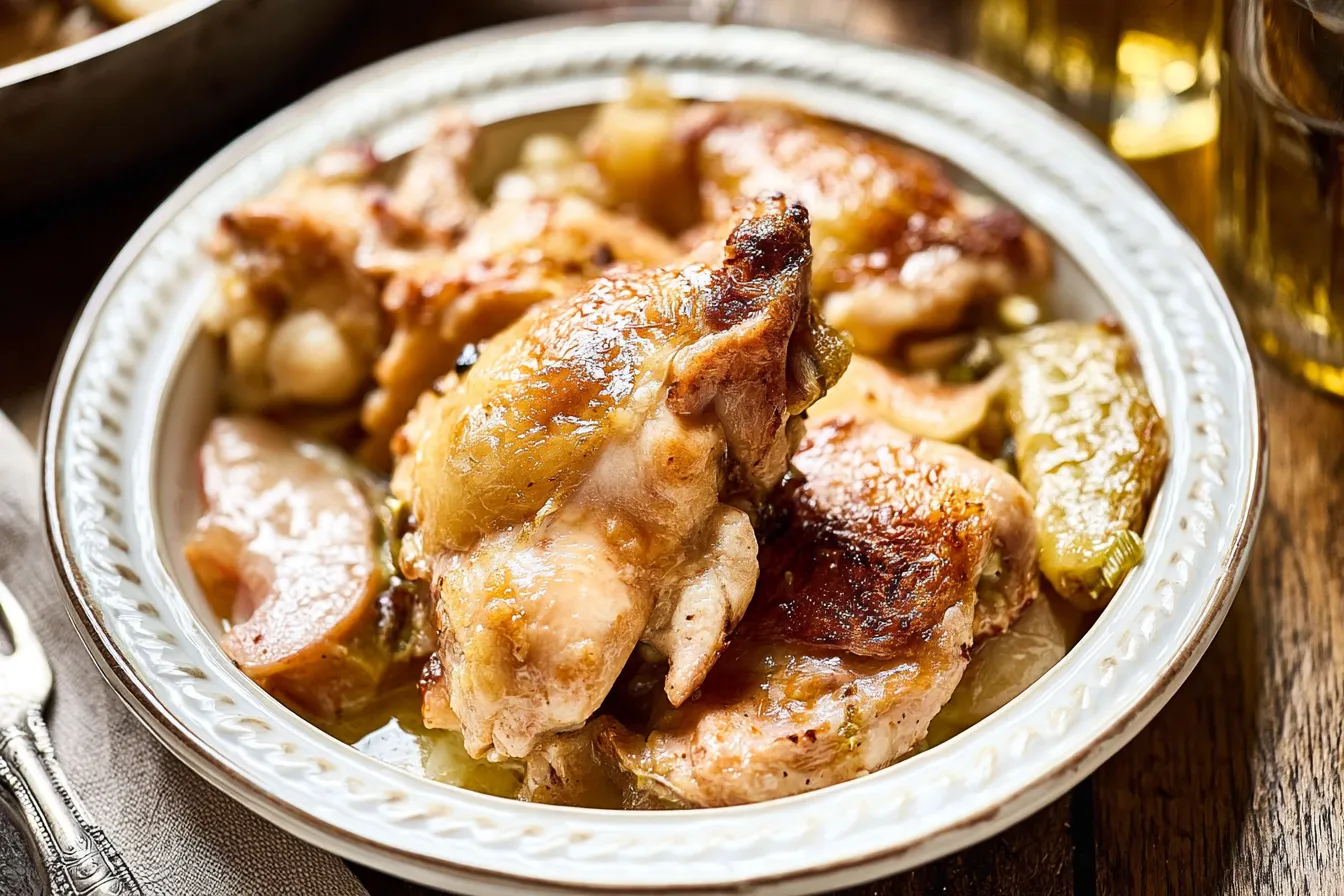 French Chicken Casserole a la Normande