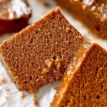 Slice of Gluten Free Pumpkin Bread with Spices