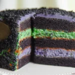 Halloween Monster Mash Cake With Creepy Decorations