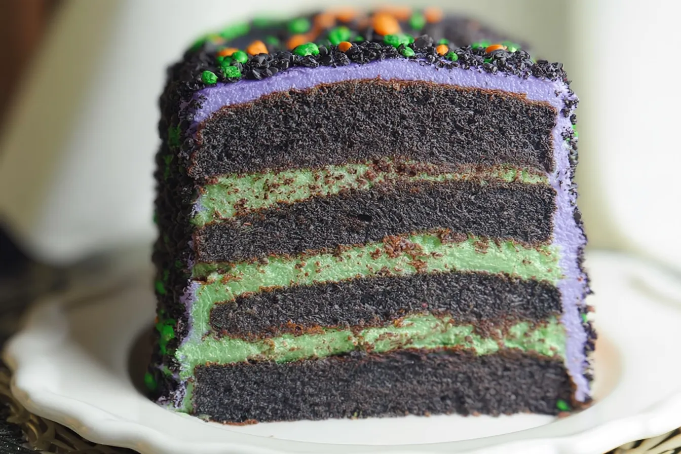 Halloween Monster Mash Cake 