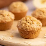 Healthy Cinnamon Apple Muffins With Rolled Oats Freshly Baked