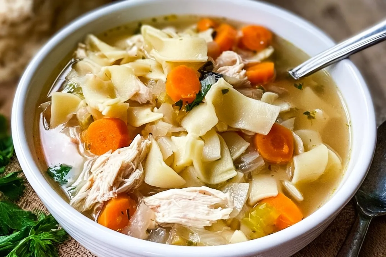 Homemade Crockpot Chicken Noodle Soup You Can't Resist 4 Homemade Crockpot Chicken Noodle Soup