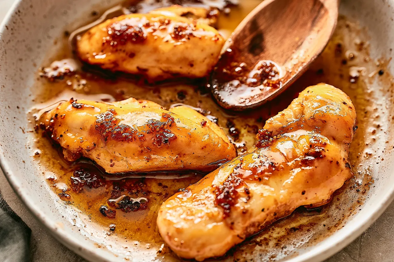 Maple Mustard Glazed Chicken 