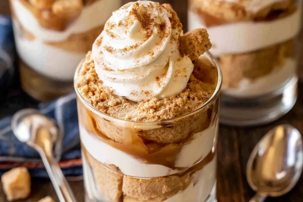 Delicious No-Bake Apple Cheesecake Parfaits