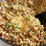 One Pot Mexican Rice Casserole Ready to Serve