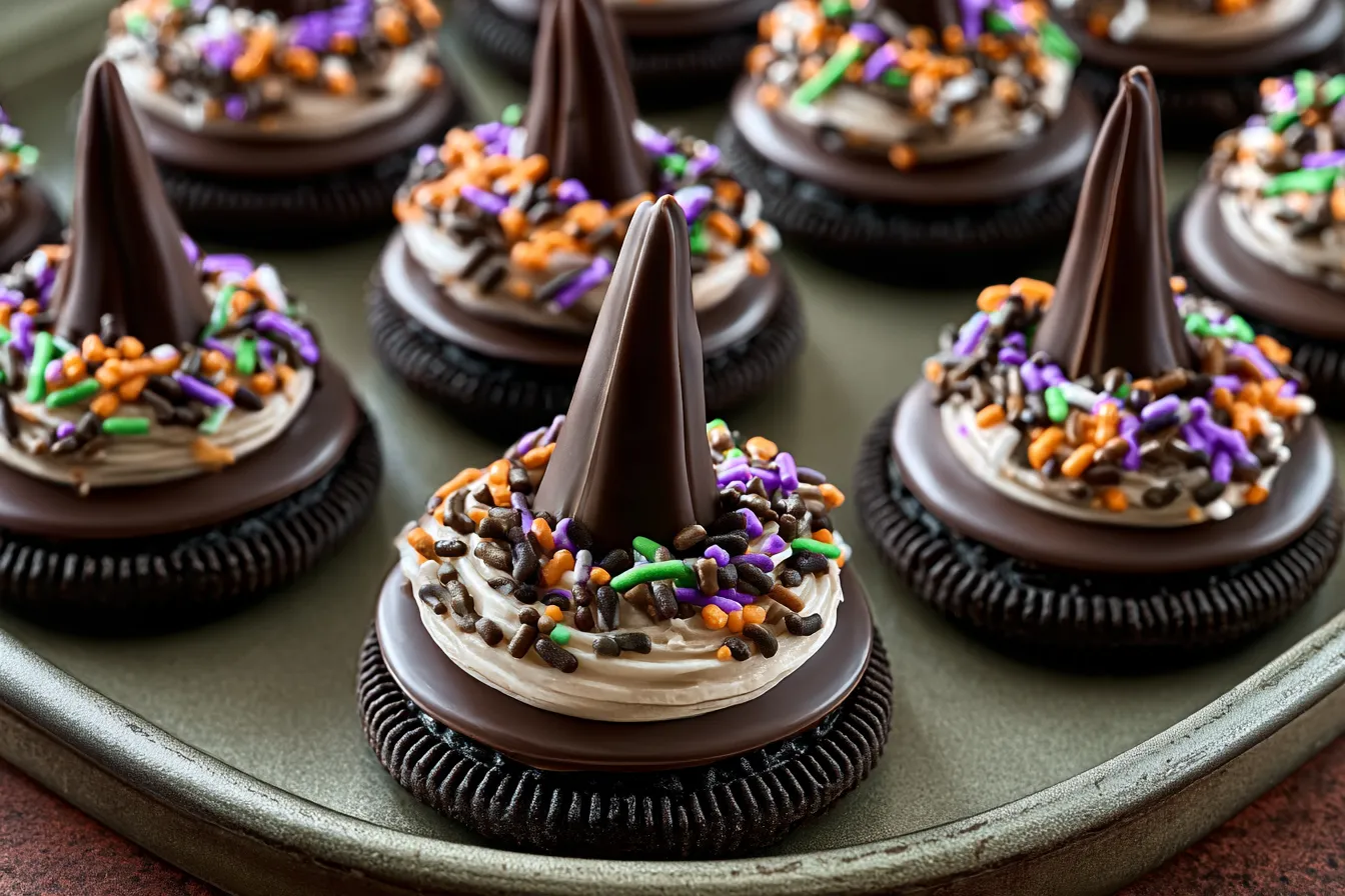 Oreo Witch Hat Cookies 