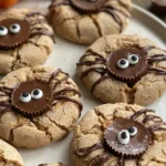 Peanut Butter Cup Spider Cookies Ready to Delight
