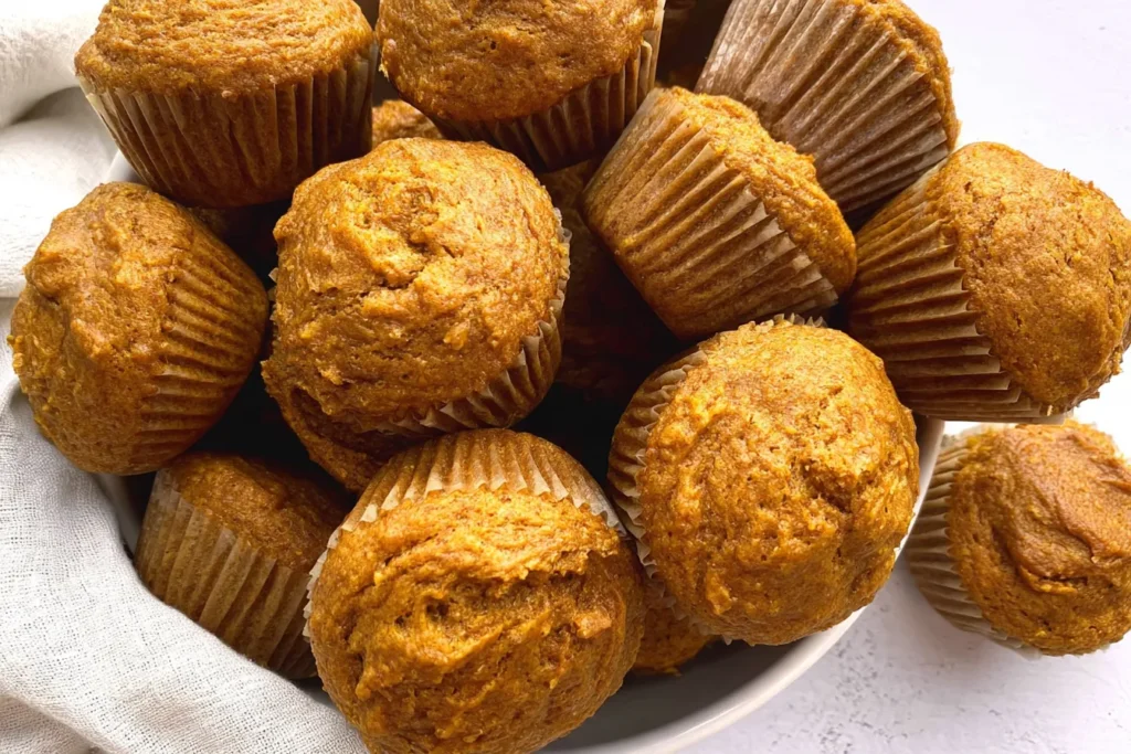 Perfect Pumpkin Muffins Fresh Out of the Oven