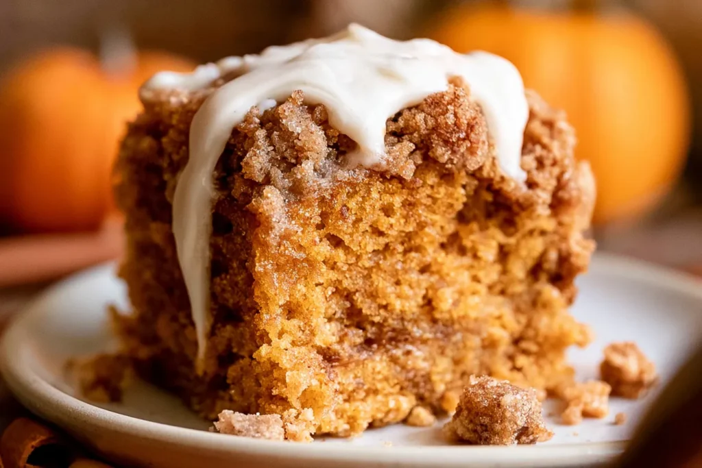 Irresistible Pumpkin Coffee Cake Fresh from the Oven