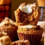 Pumpkin Cream Cheese Muffins Freshly Baked