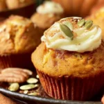 Delicious Pumpkin Cream Cheese Muffins Fresh from the Oven