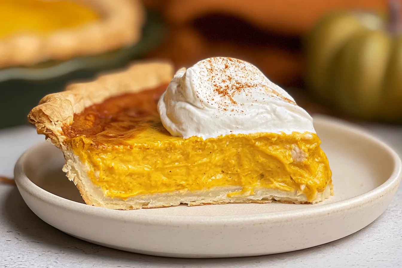 Pumpkin Cream Cheese Pie 