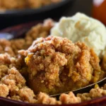 Deliciously Baked Pumpkin Crisp with Crunchy Topping