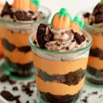 Delicious Pumpkin Dirt Cups Ready to Enjoy