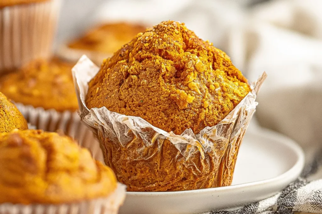 Delicious Pumpkin Muffins Fresh Out of the Oven