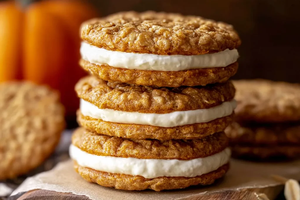 Delicious Pumpkin Oatmeal Cream Pies Ready to Enjoy