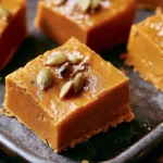 Spiced Vegan Pumpkin Fudge Bars Ready to Enjoy