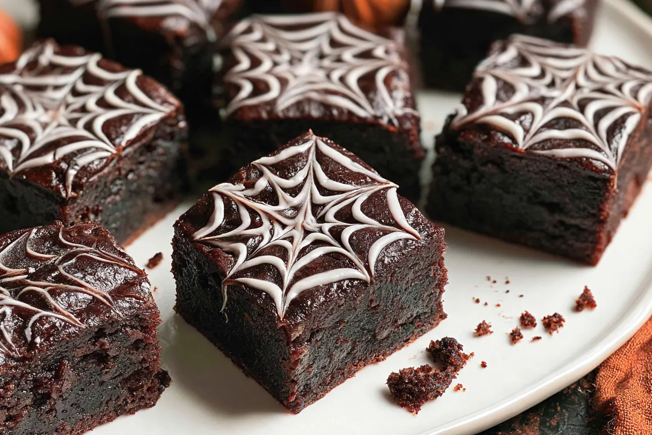 Spiderweb Brownies: Irresistibly Spooky & Delicious Treats 4 Spiderweb Brownies
