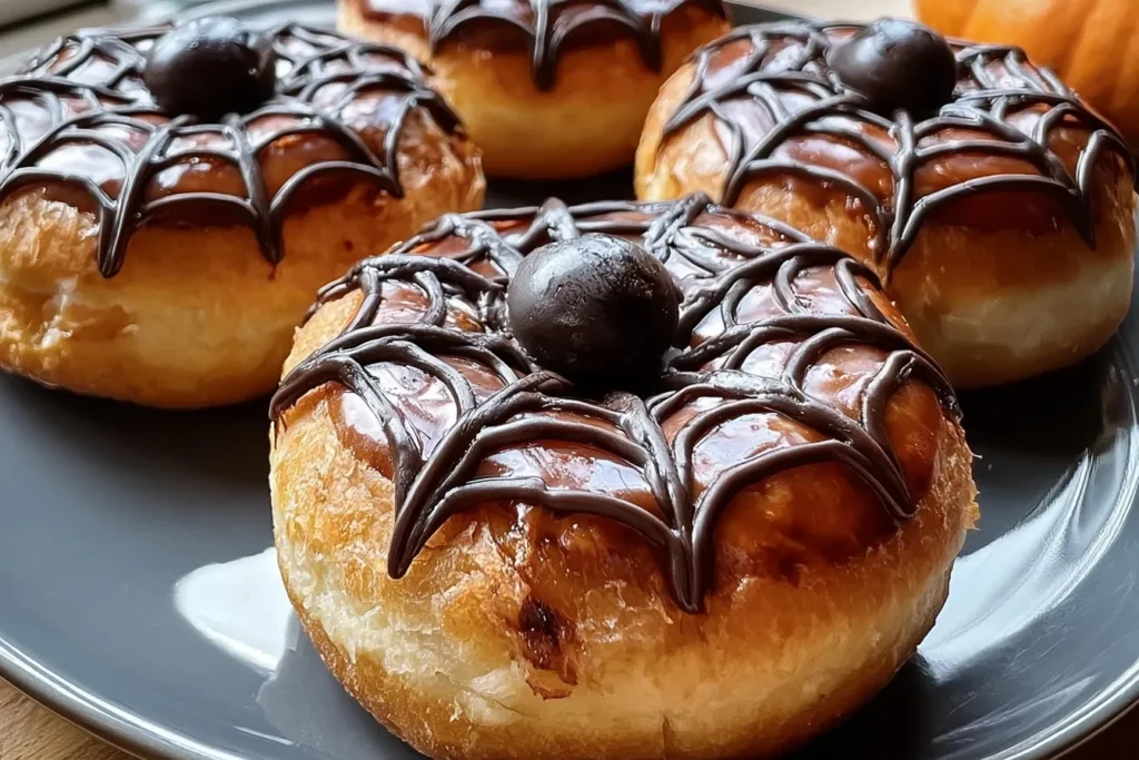 Spooky Spider Donuts: Halloween Treats