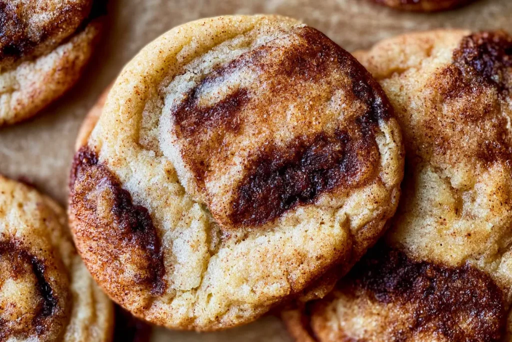 The BEST Cinnamon Roll Cookies Fresh Out of the Oven