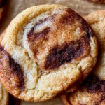The BEST Cinnamon Roll Cookies Fresh Out of the Oven