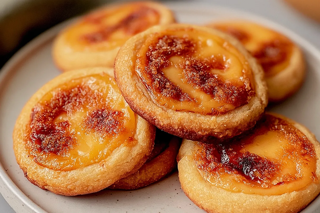 Vanilla Custard Brûlée Cookies 