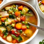 Bowl of Delicious Vegetable Soup